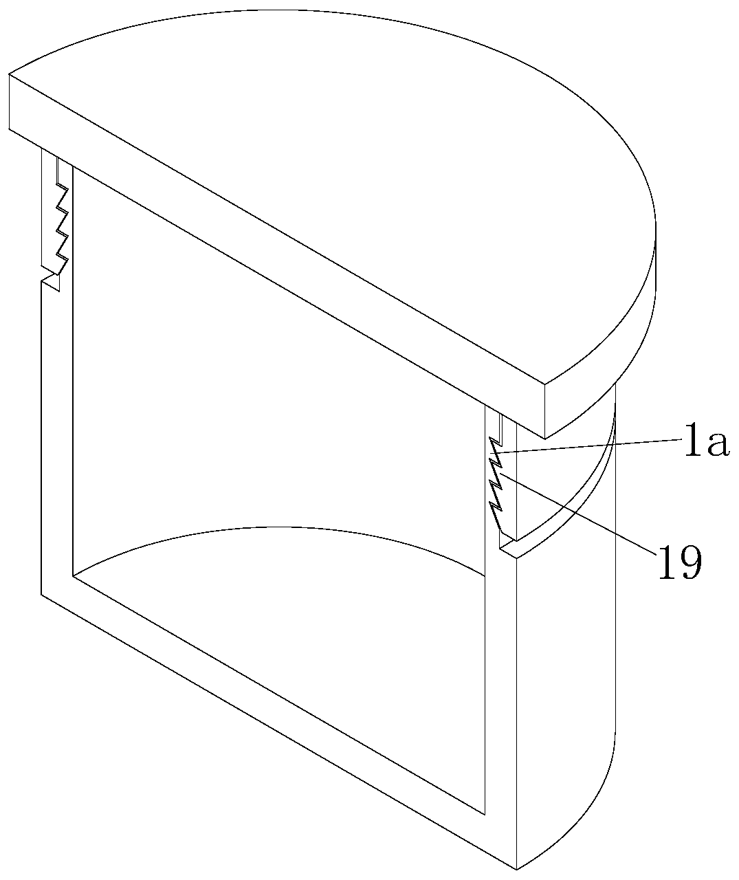 Rotary extrusion waste aluminum recovery device