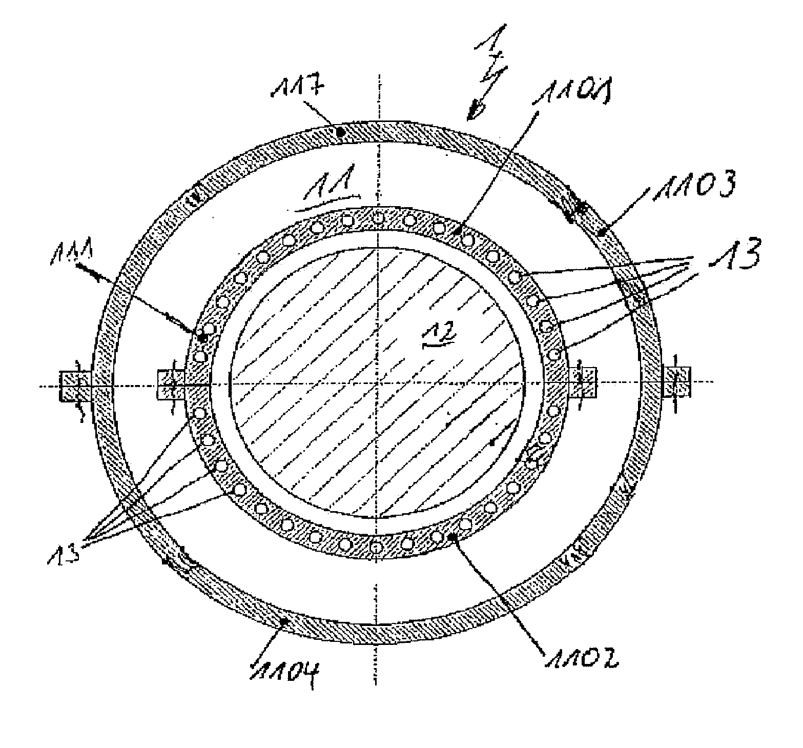 Engine casing element