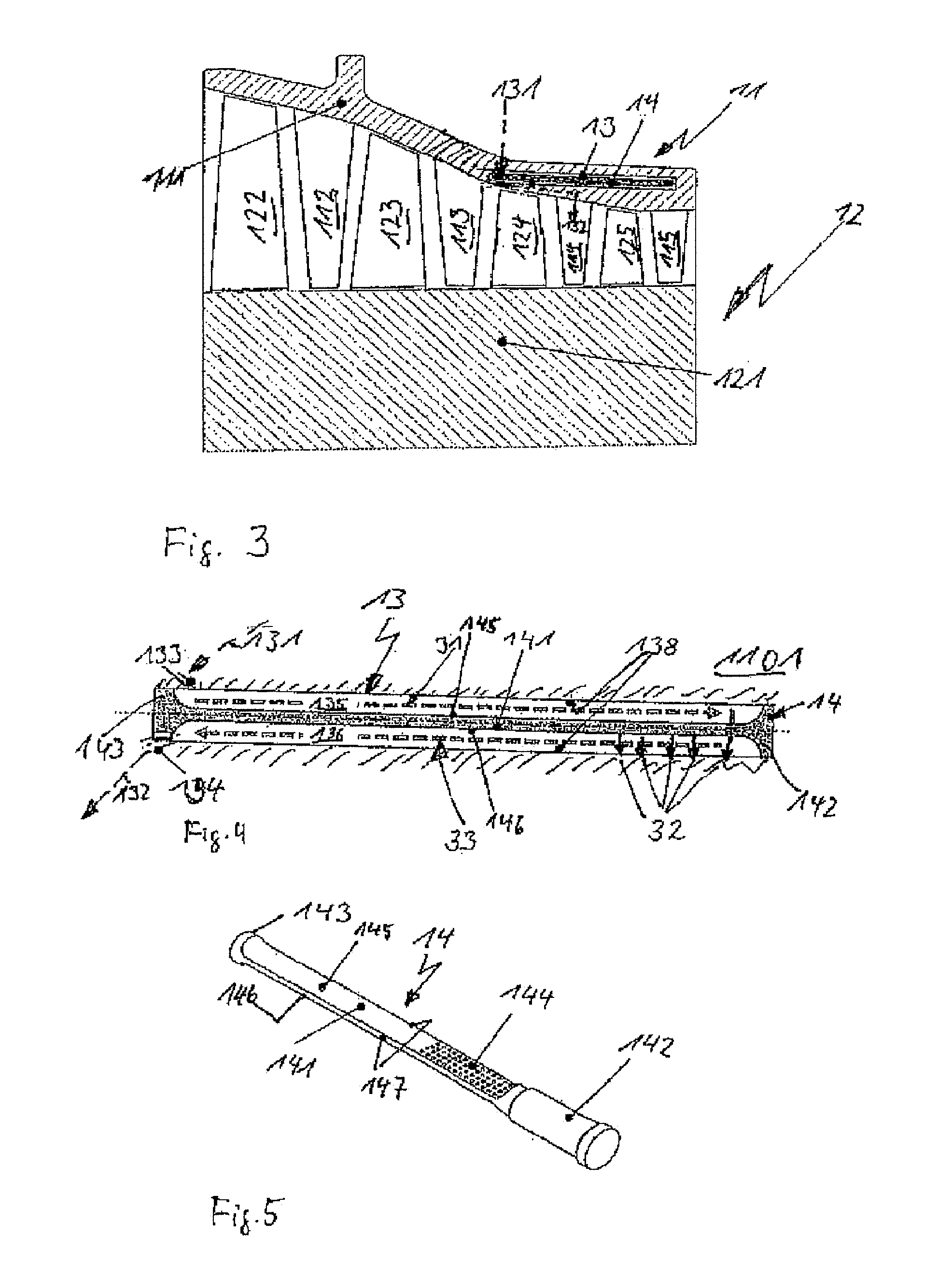 Engine casing element