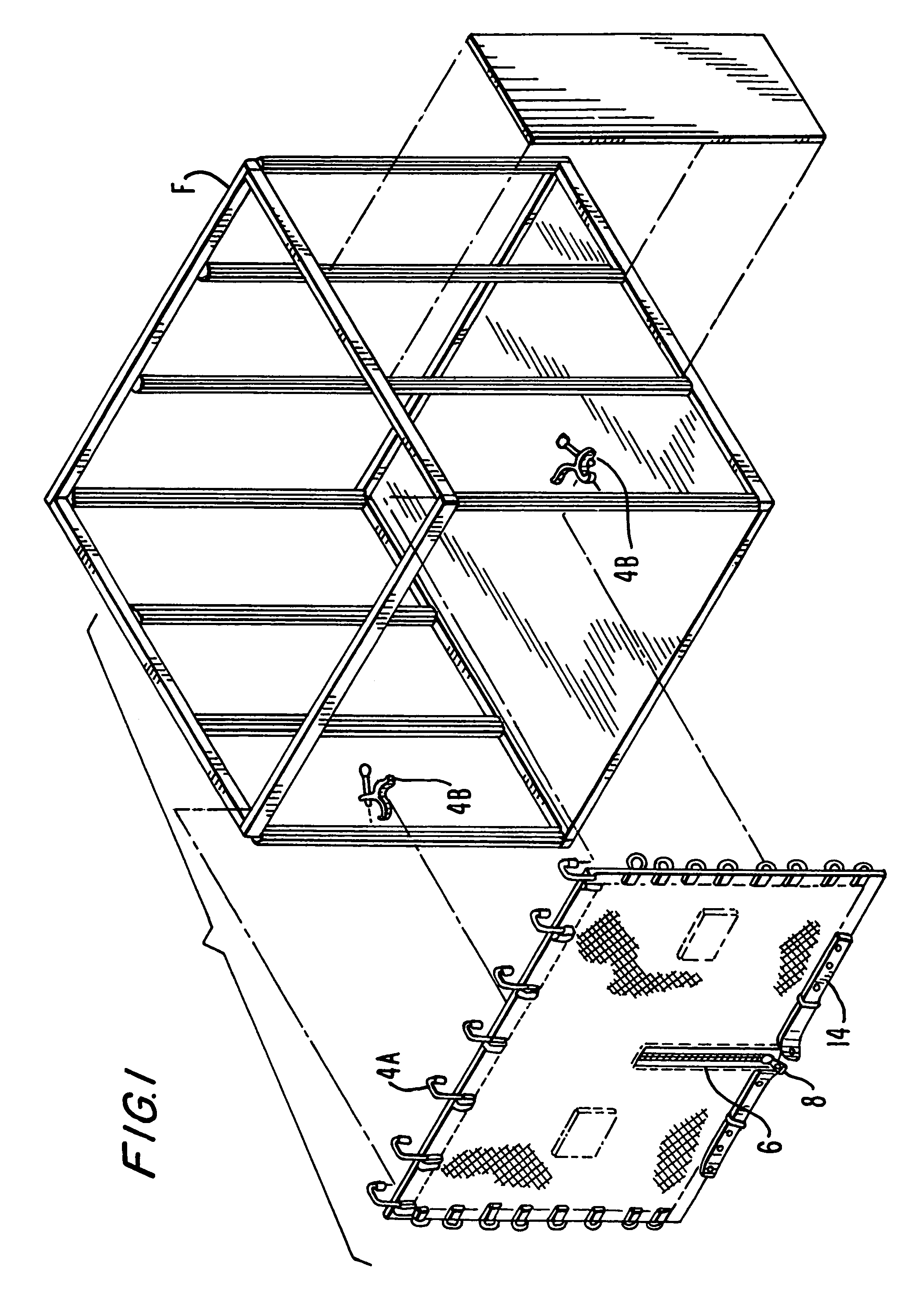 Securable cover apparatus for trade show booths