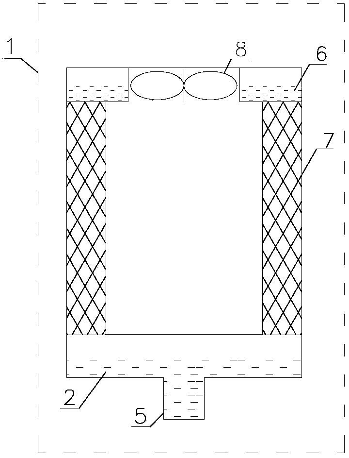 A wind energy tower heat pump system