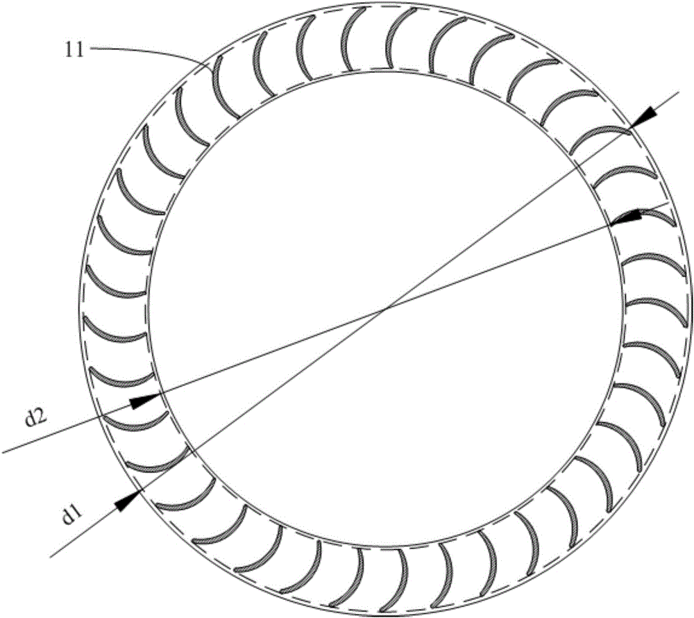 Cross-flow wind wheel, cross-flow fan and air conditioner indoor unit