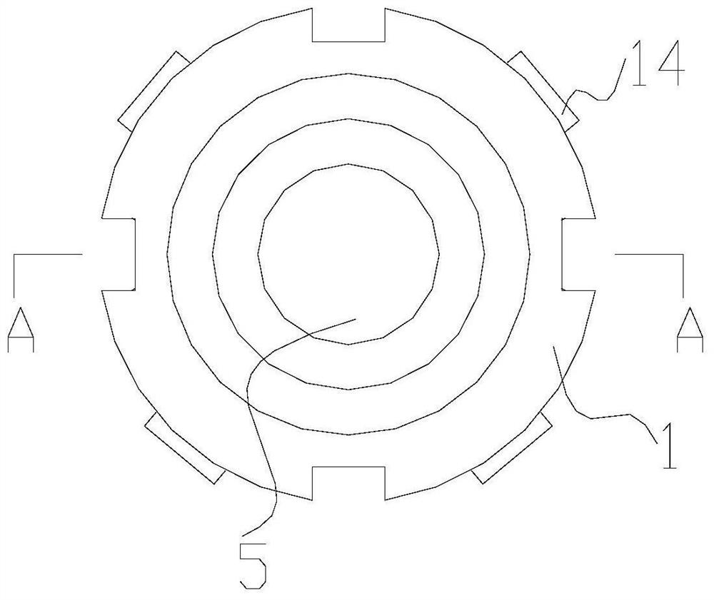 A gear grinding tool for internal spline gear