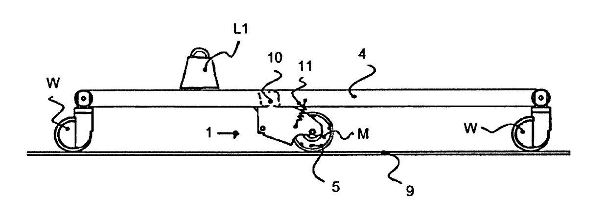 Brake Assistance System for Patient Handling Equipment