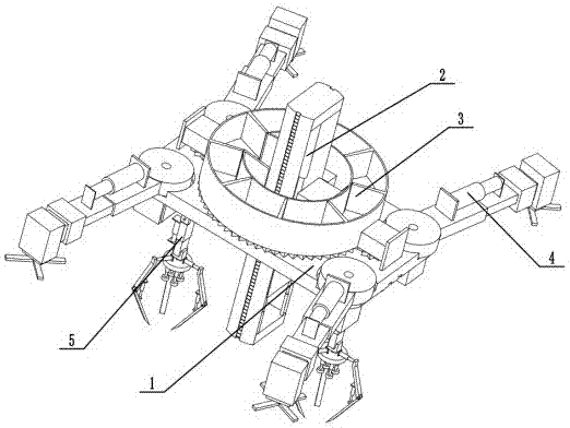 Large-scale bulb fritillaria catching robot