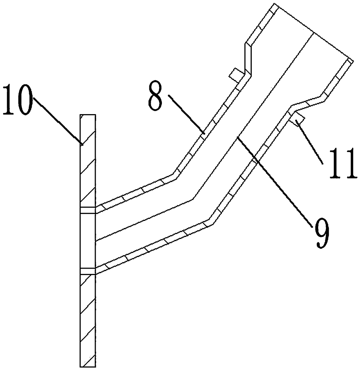 Percutaneous dual-cavity feeding tube