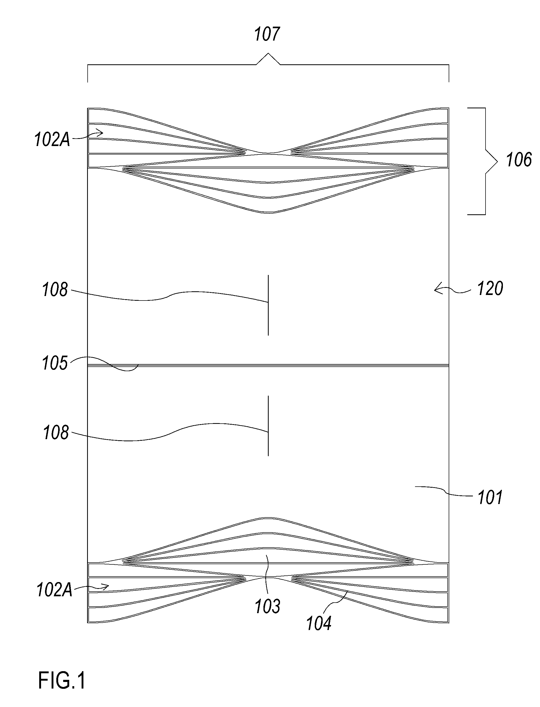 Multi-pattern lip cosmetic applicator