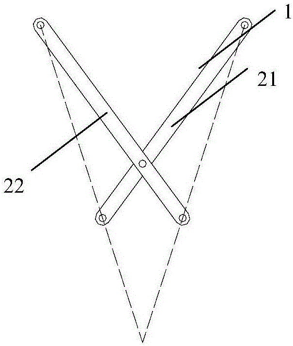 Folding arch bridge structure