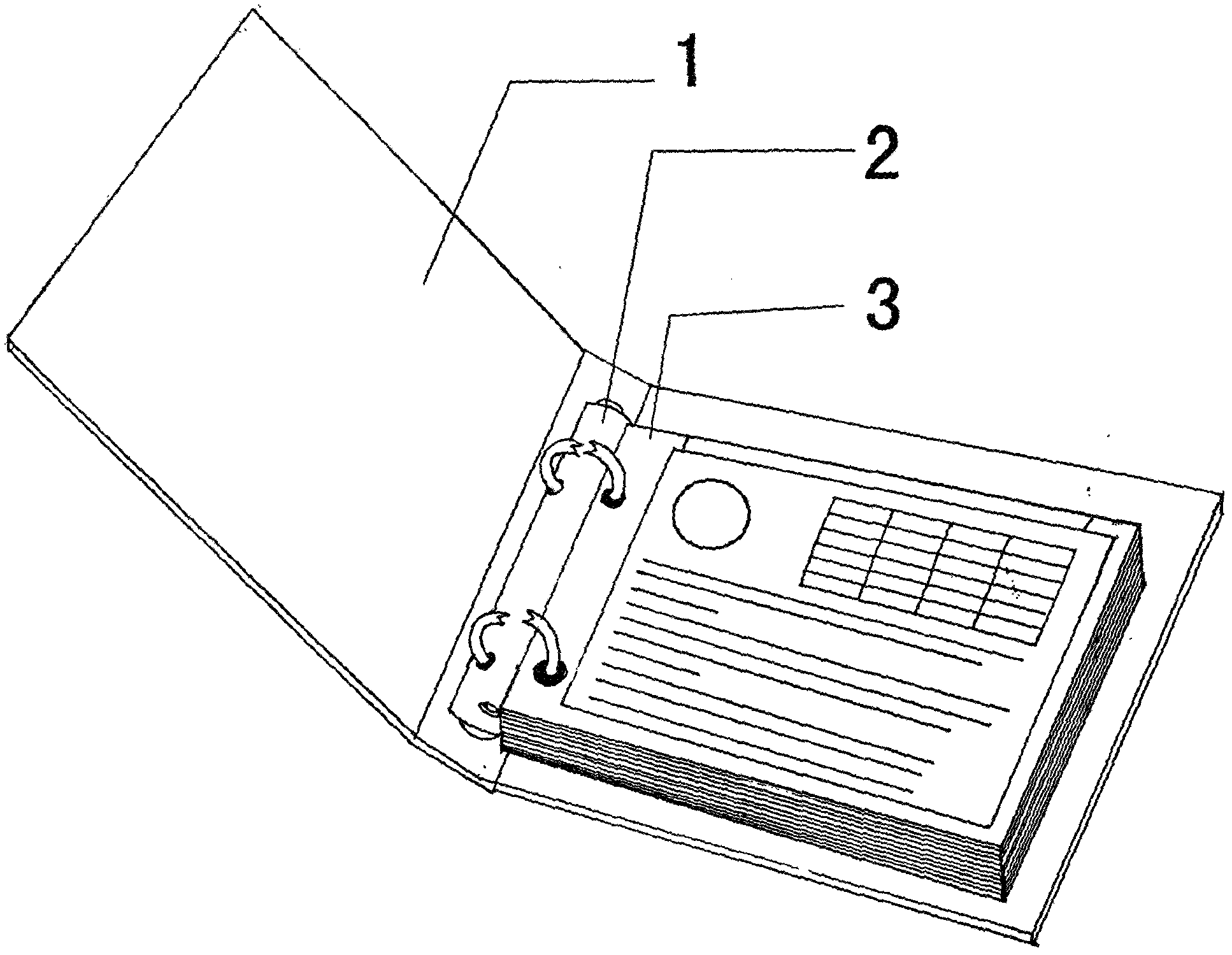 Loose-leaf coin and medal collecting book