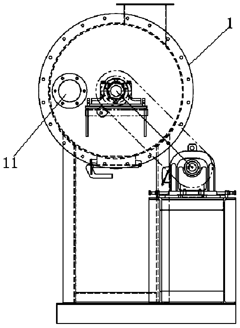 A drying system integrating heating and drying