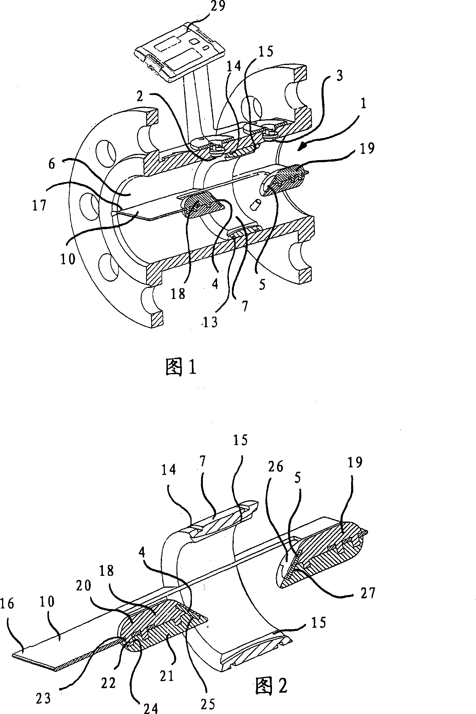 Ultrasound flow meter