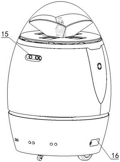 Man-machine interactive intelligent robot