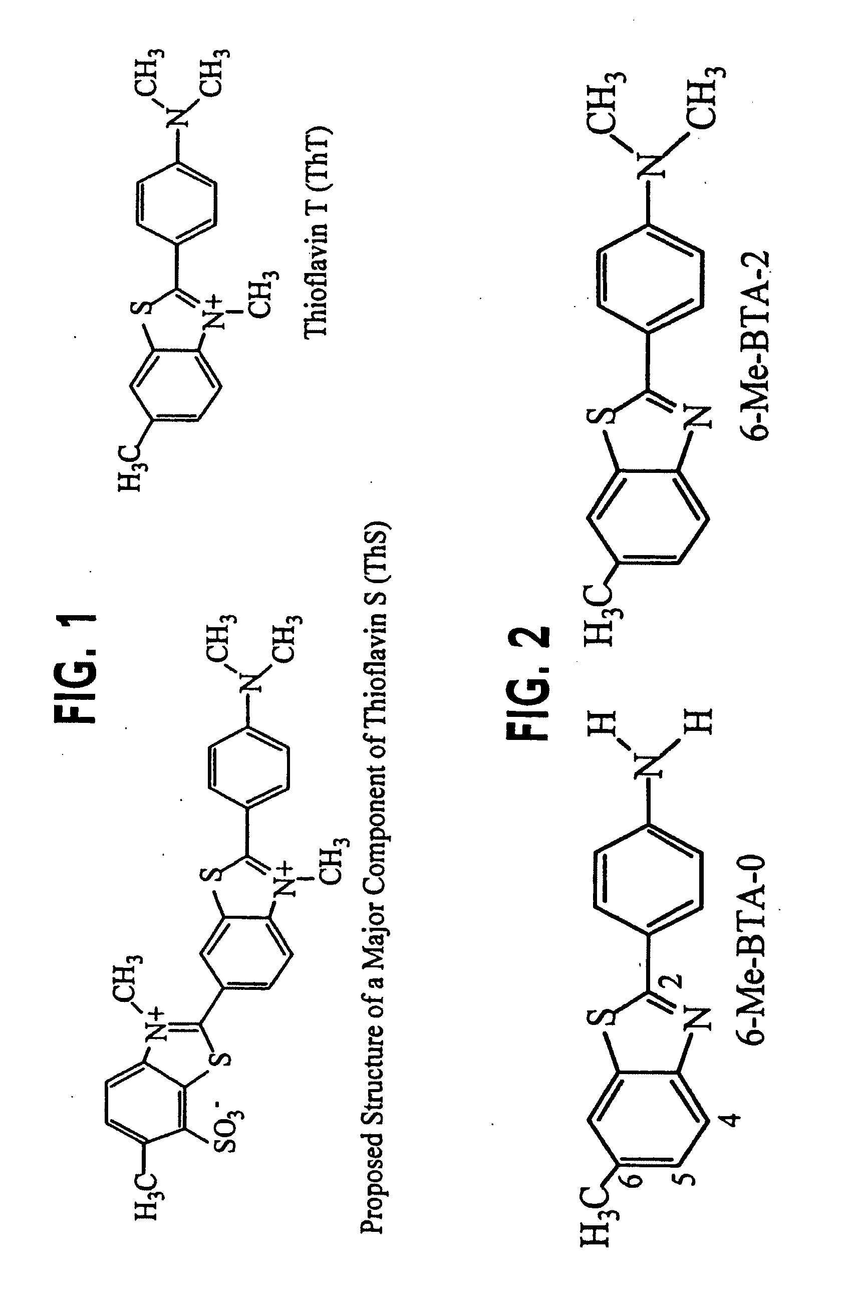 Thioflavin derivatives for use in the antemortem diagnosis of alzheimers disease and in vivo imaging and prevention of amyloid deposition