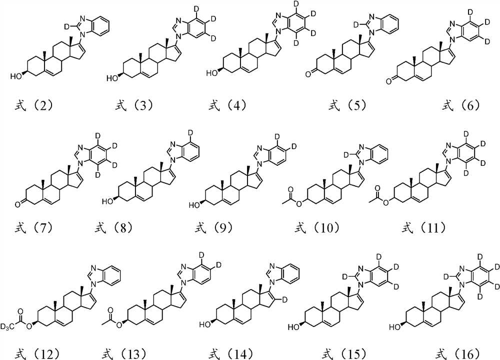 A kind of substituted steroid compound and its application