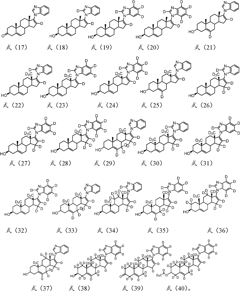 A kind of substituted steroid compound and its application