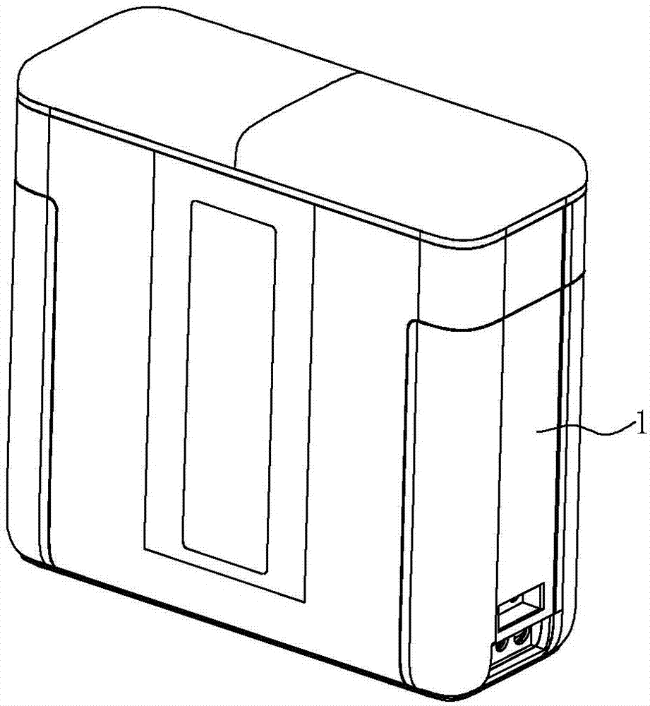 Display operation interface structure of household electrical appliance