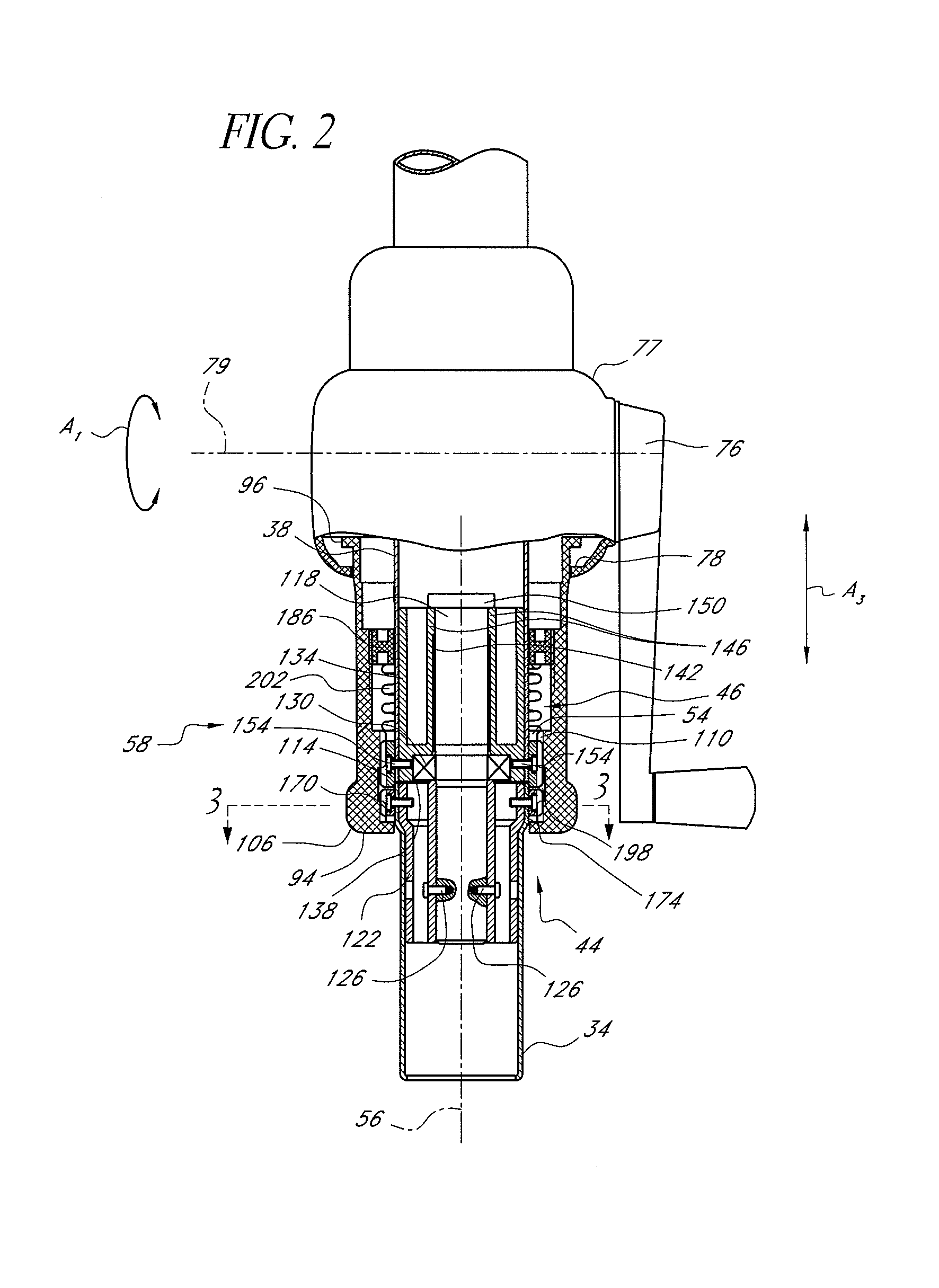 Umbrella with rotation mechanism