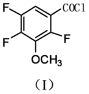 Industrial preparation method of 2,4,5-trifluoro-3-methoxybenzoyl chloride