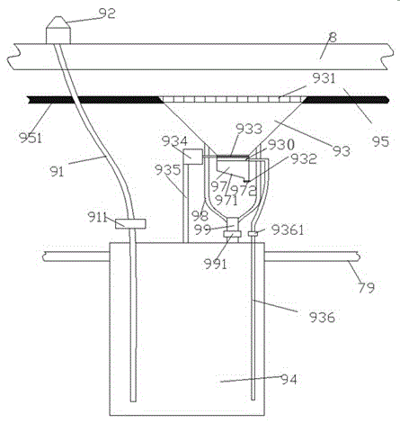 Municipal bridge guardrail cleaning device for collecting rainwater and using method thereof