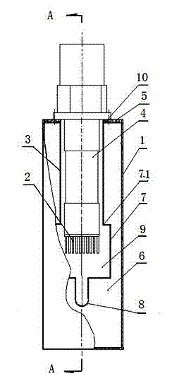 Low-temperature medium liquefaction device