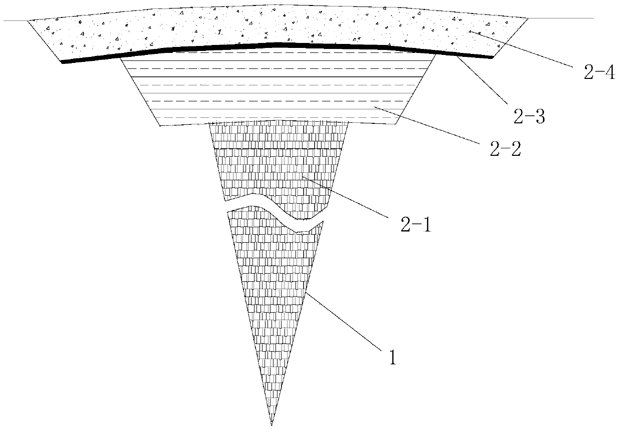 Loess hilly-and-gully area coal-mining subsidence and crevice treatment method