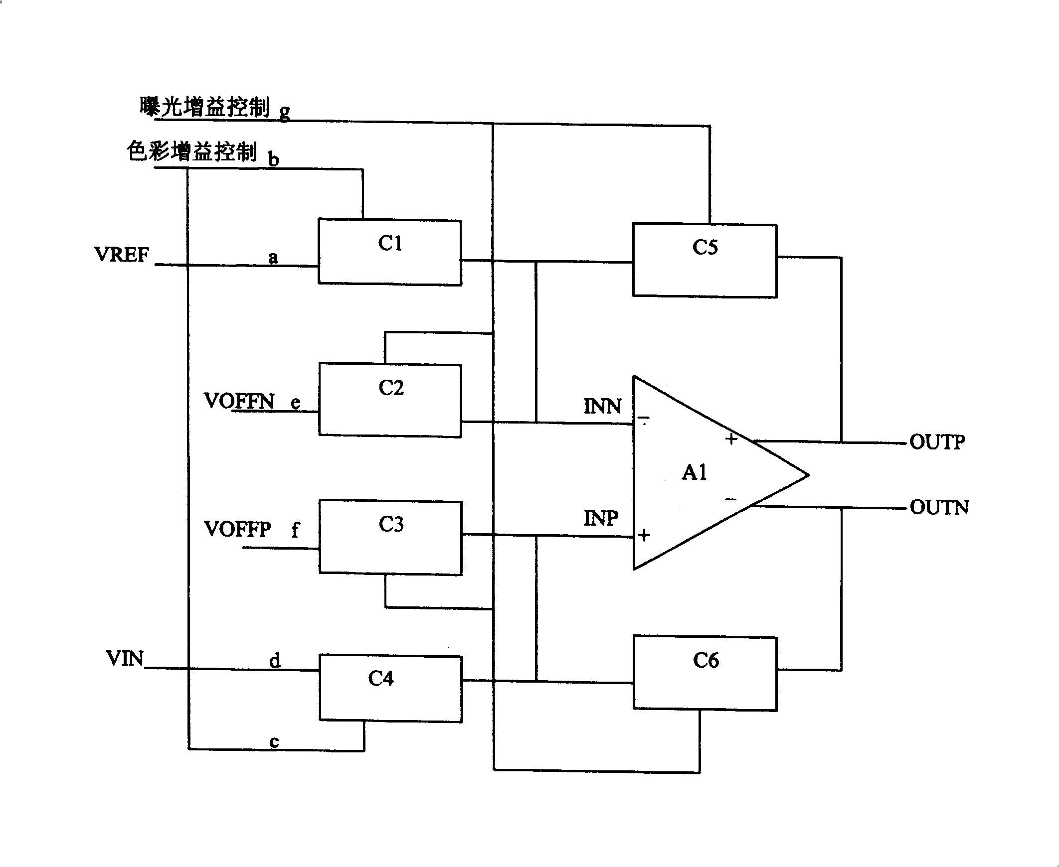 Signal processing circuit of analog image for CMOS image sensor