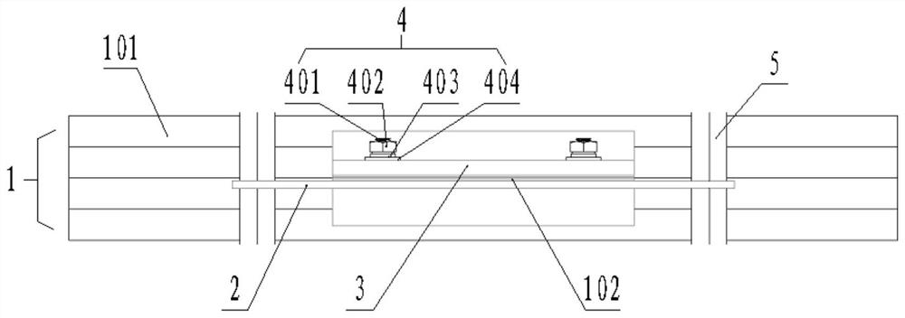 Blade battery pack structure