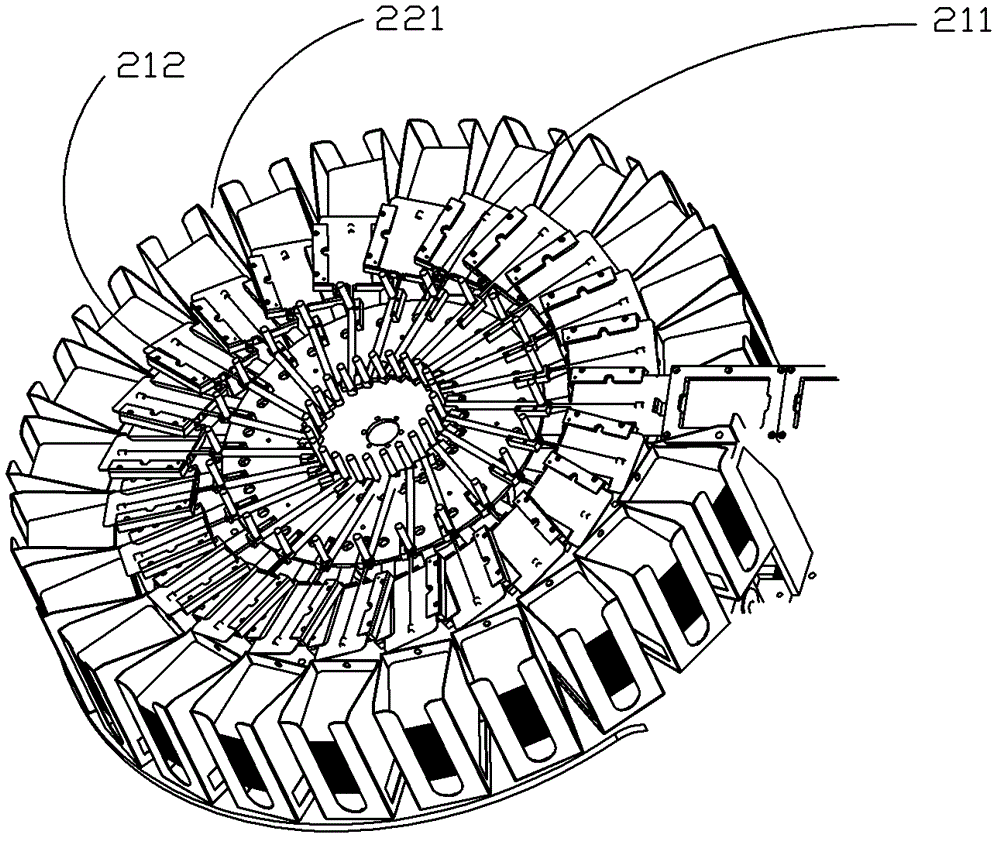 Card dividing device and automatic electrical writing device with the same