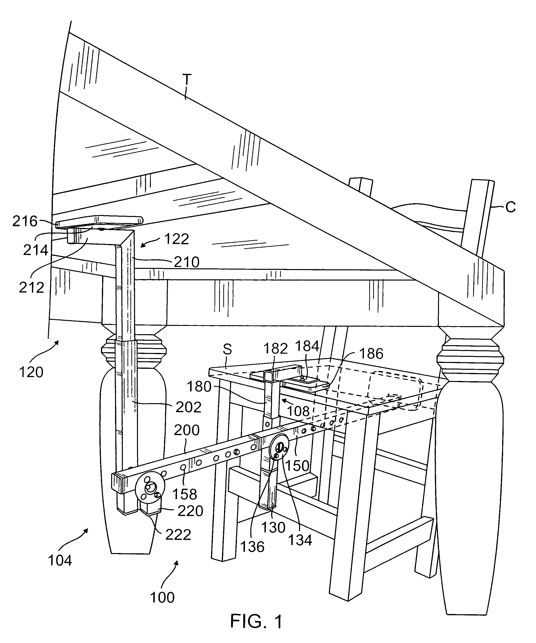 Chair stabilizer and method of use