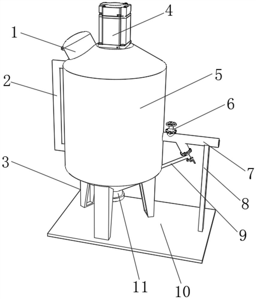 Fruit wine fermentation tank with clarification function