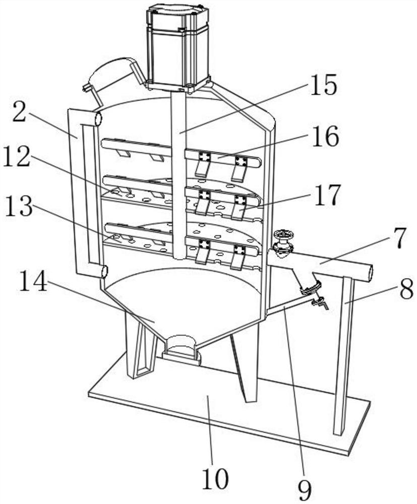 Fruit wine fermentation tank with clarification function