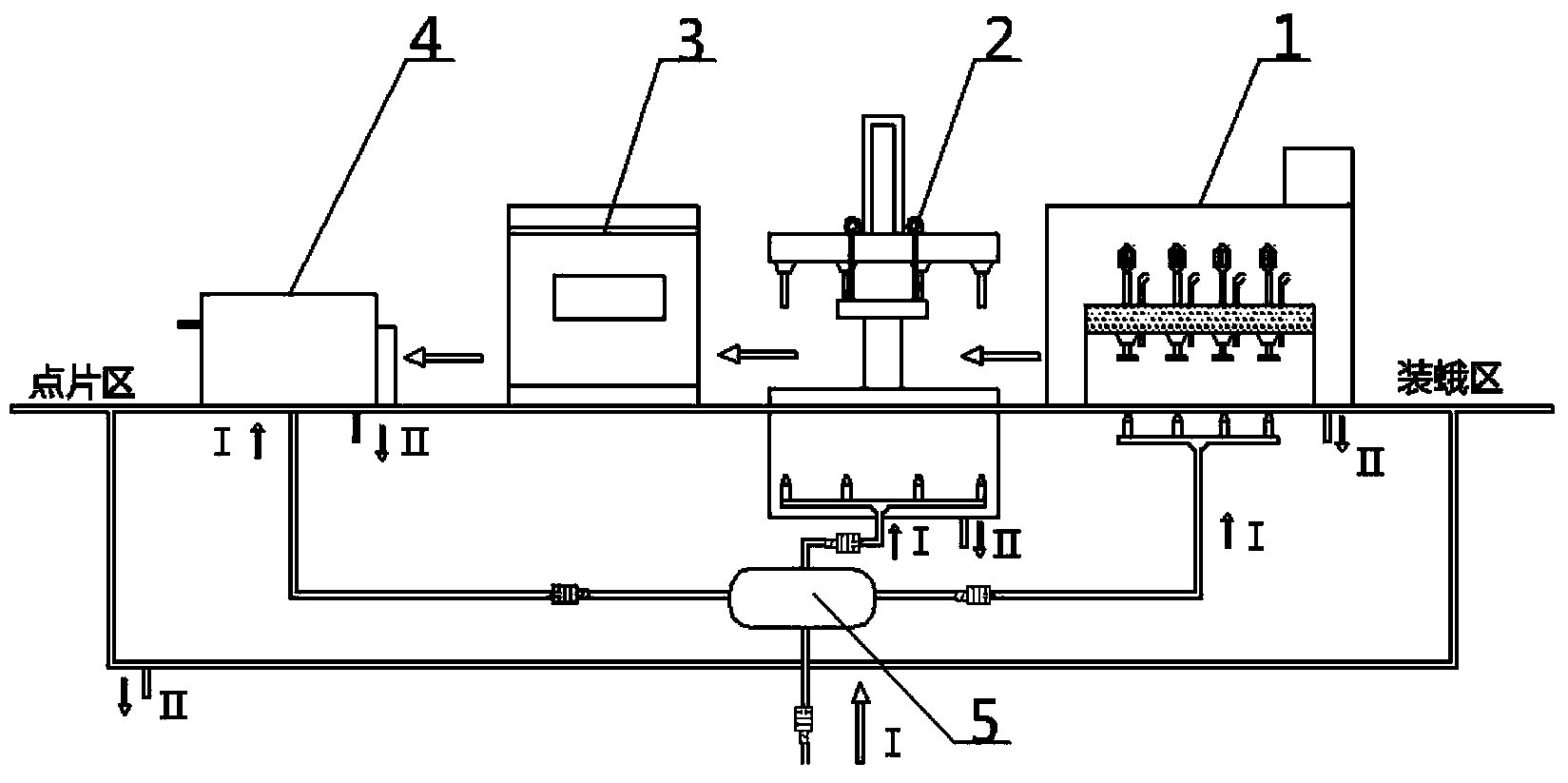 Moth grinding sample preparation system for detecting silkworm female moth corpuscule pathogeny spore