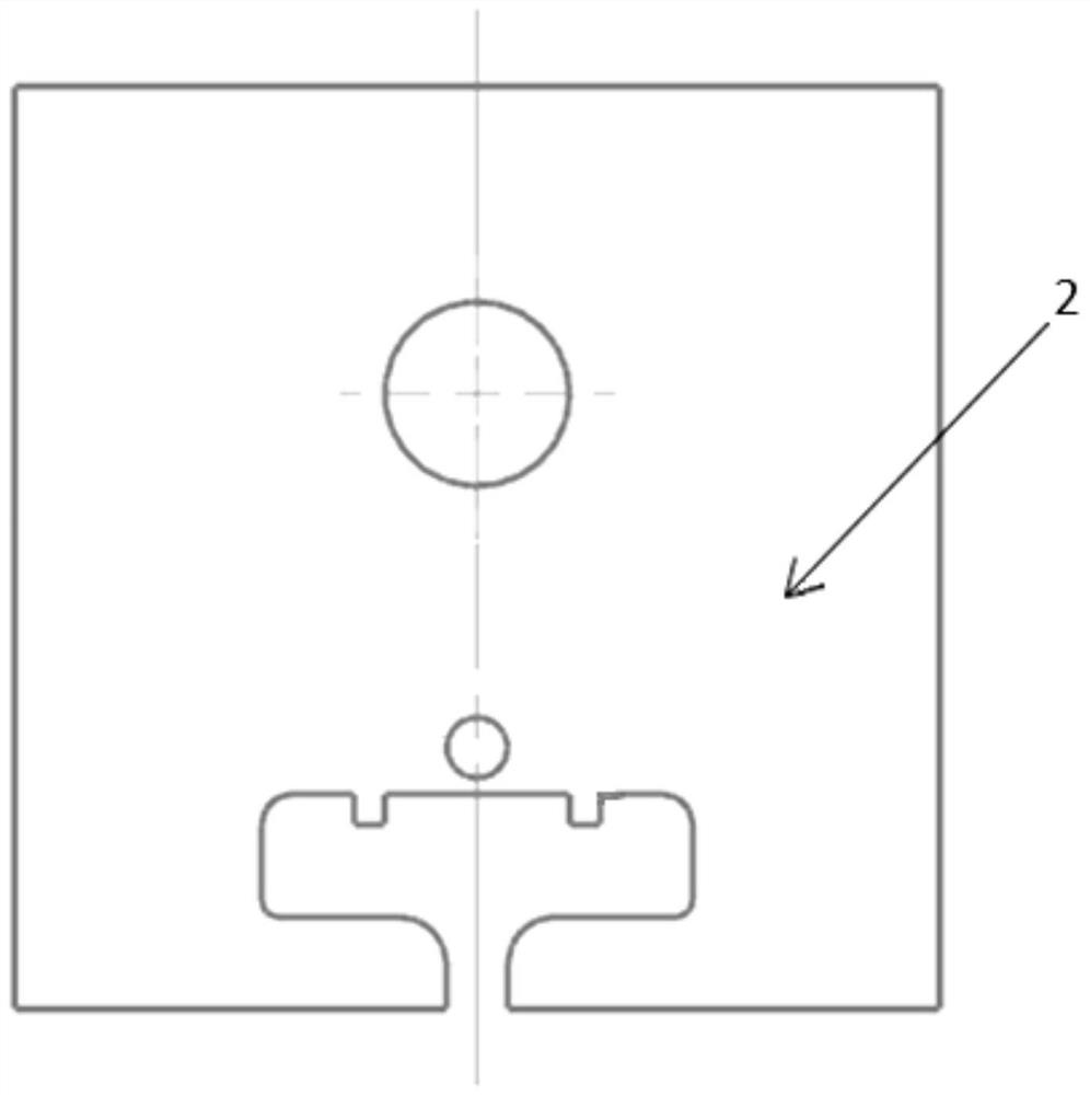 Small-size I-shaped sample testing device