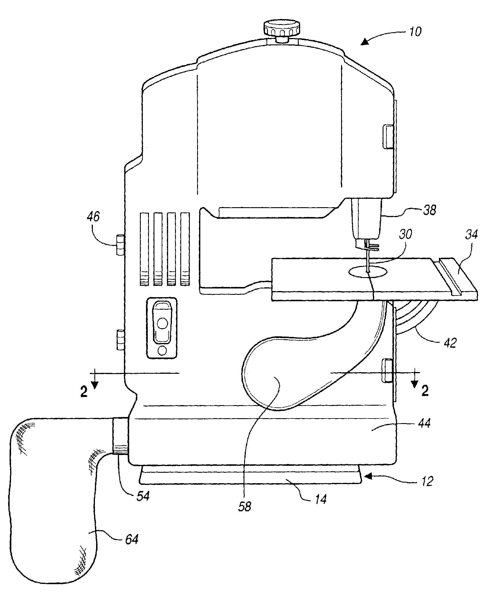 Motor driven wood working tool with vacuum feature