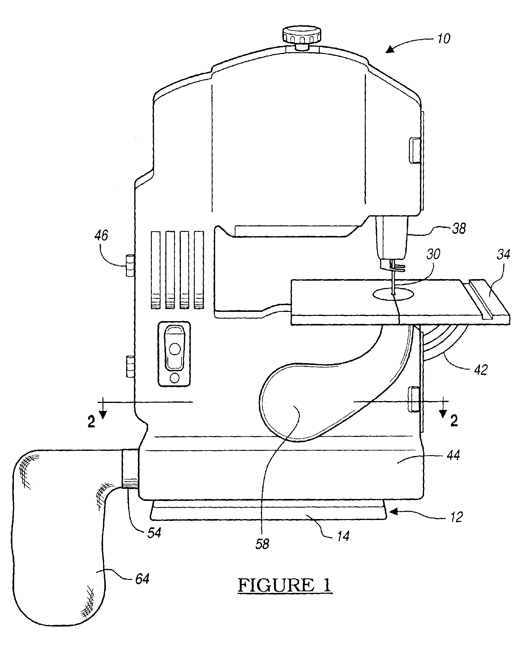 Motor driven wood working tool with vacuum feature