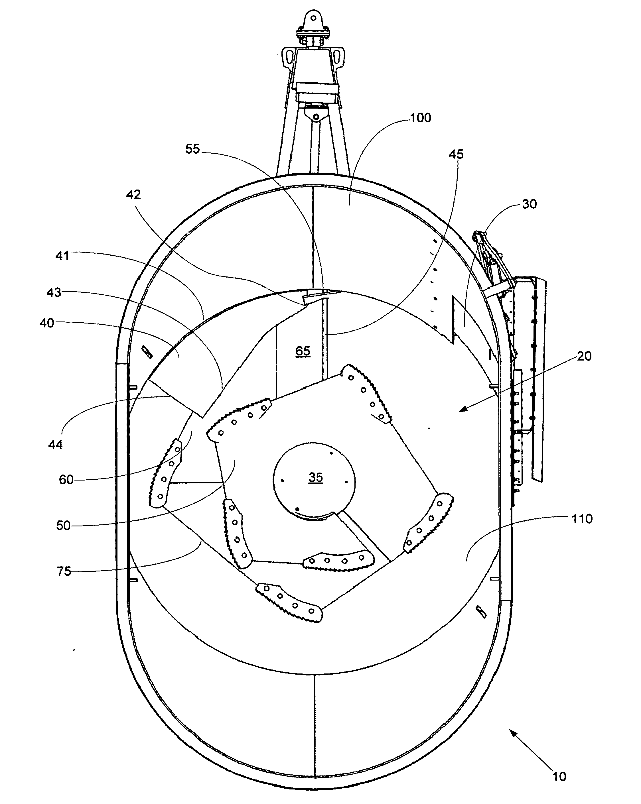 Auger for vertical mixer