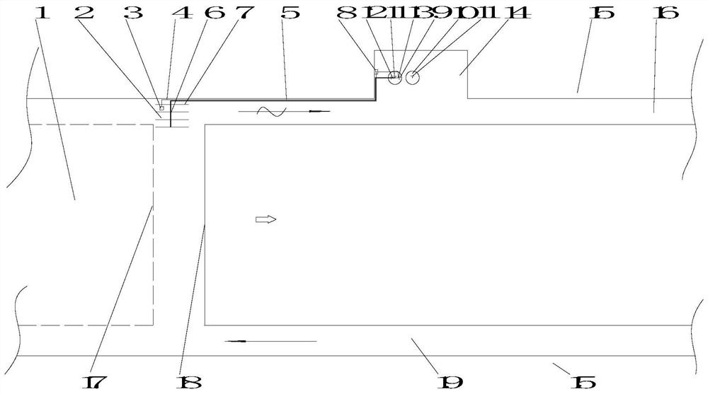 Method for treating low oxygen of upper corner of stope face