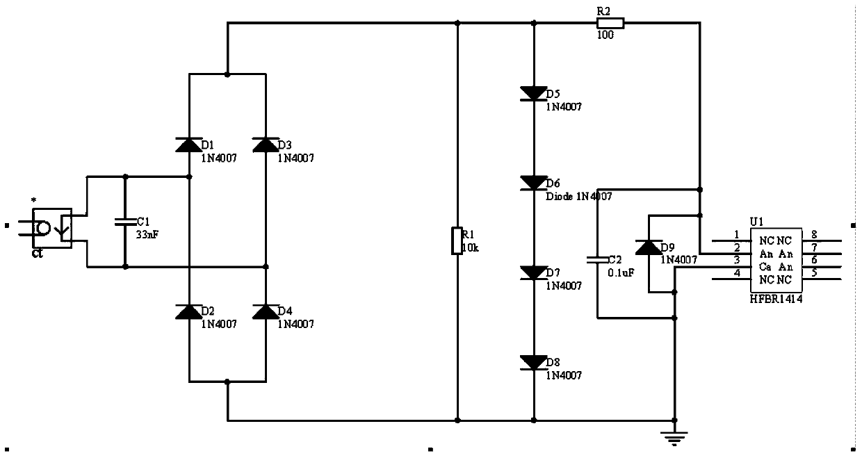 A spark gap insulation recovery voltage detection device and detection method thereof