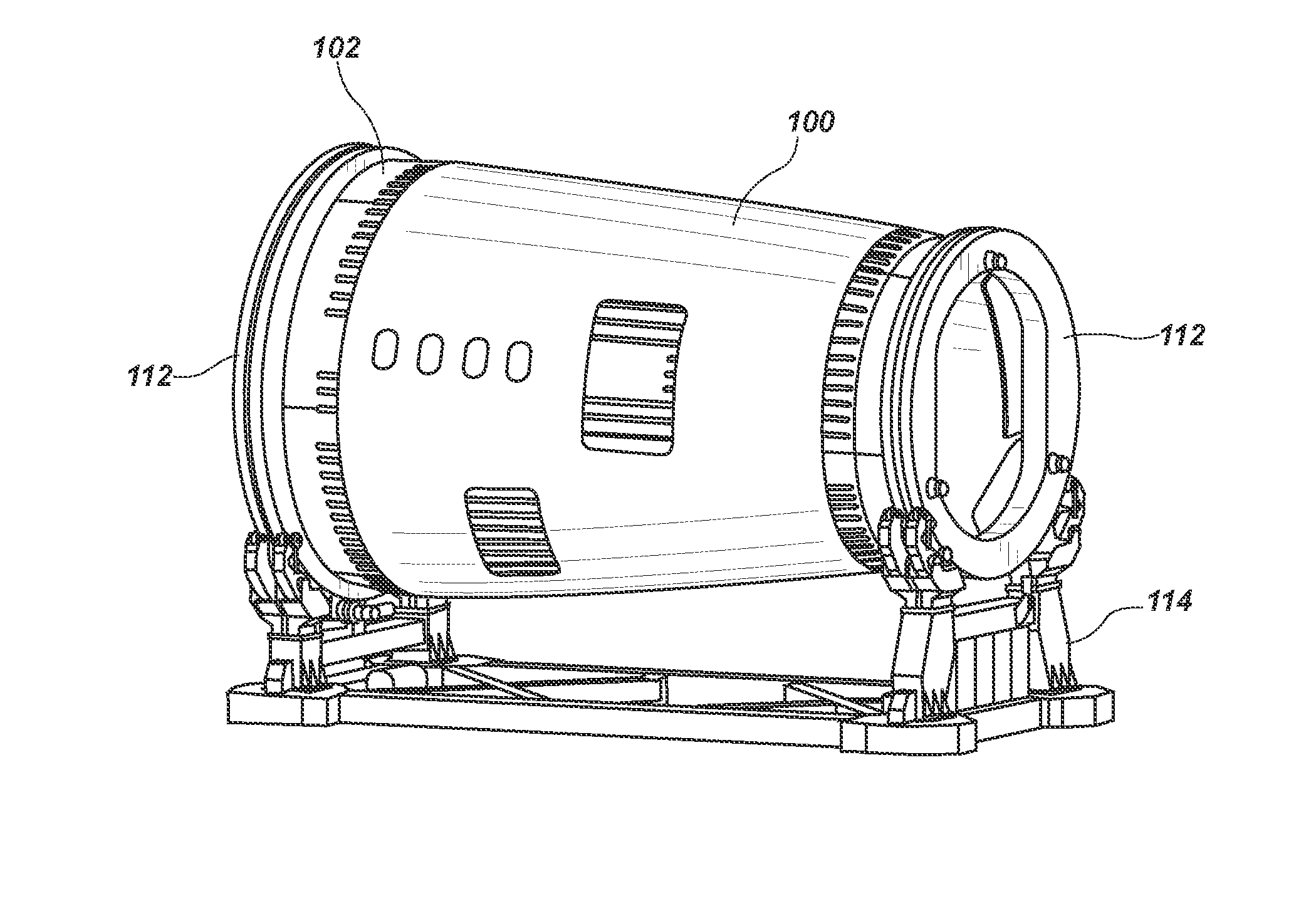 Edge stabilizing system and method for composite barrel segments