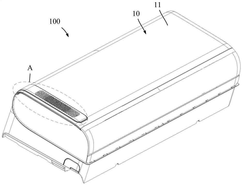 Fresh air panel assembly, air-conditioner indoor unit and air conditioner