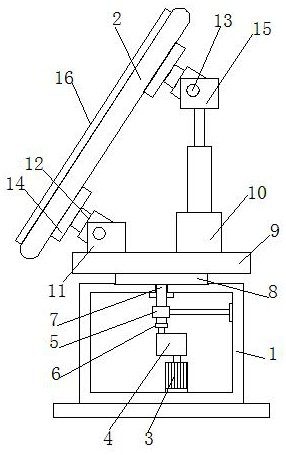 A solar photovoltaic panel support device for new energy