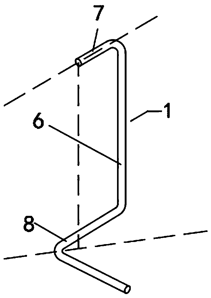 Steel bar horse stool and using method thereof