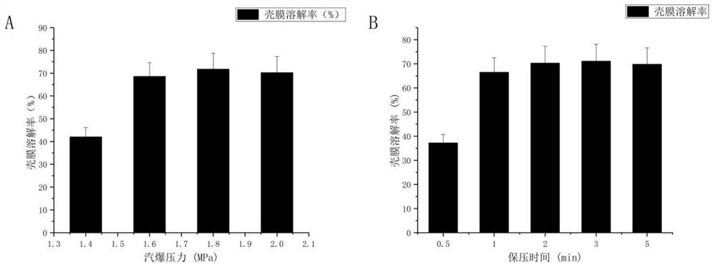 Method for preparing functional hydrolysate by degrading eggshell membrane by using steam explosion technology