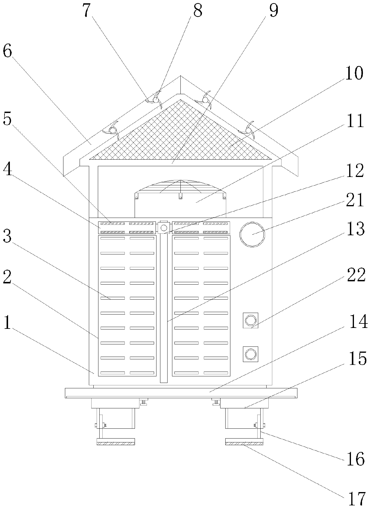 Heat pump cooling and heating co-supply equipment