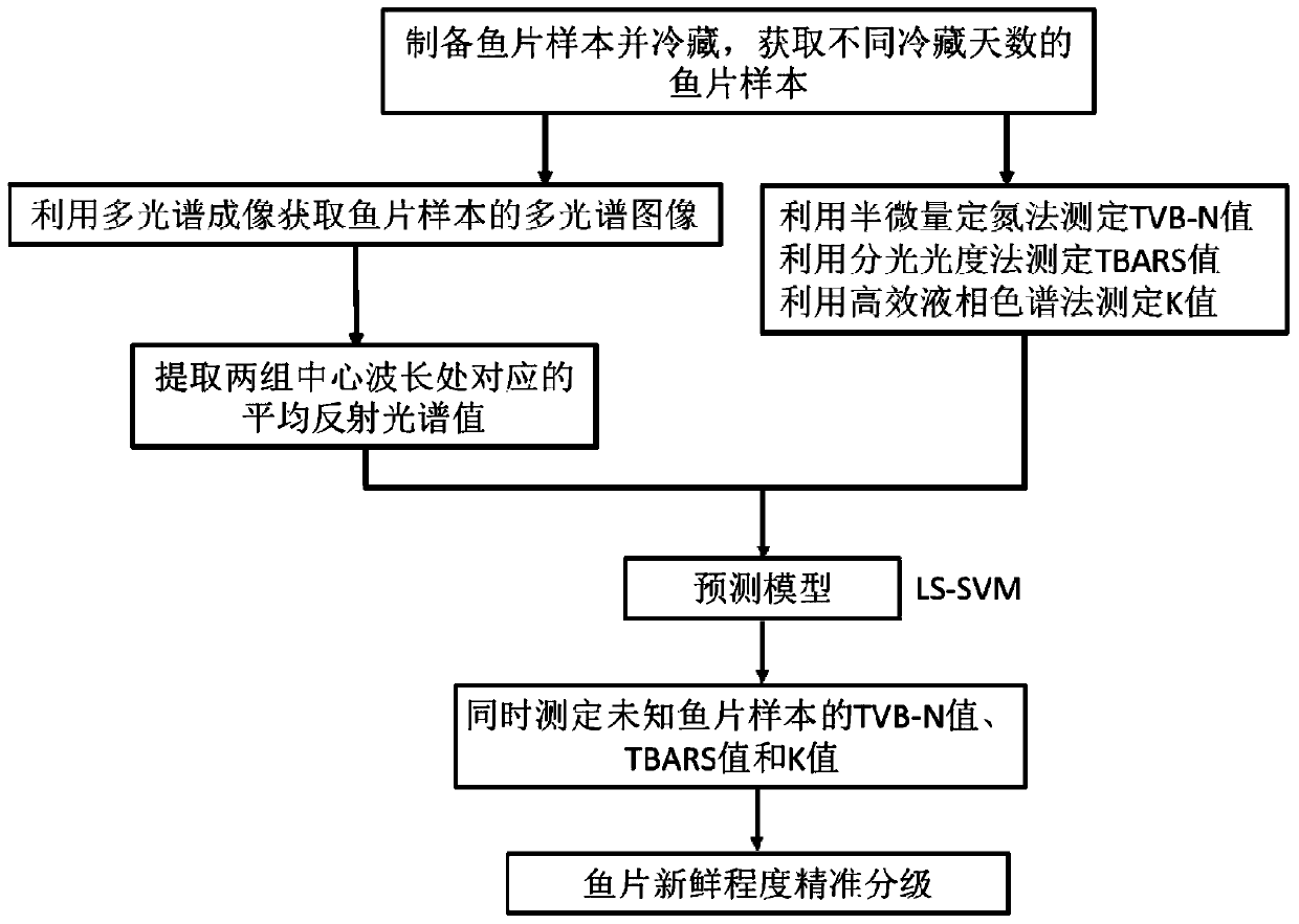 Method for fast and non-destructive evaluation of oxidation degree of fish fat by near-infrared multispectral imaging