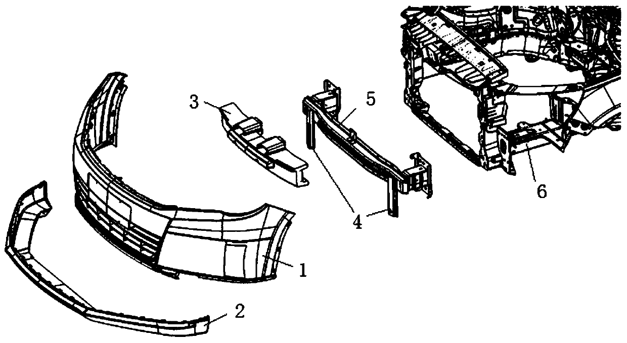 Integrated pedestrian protection structure