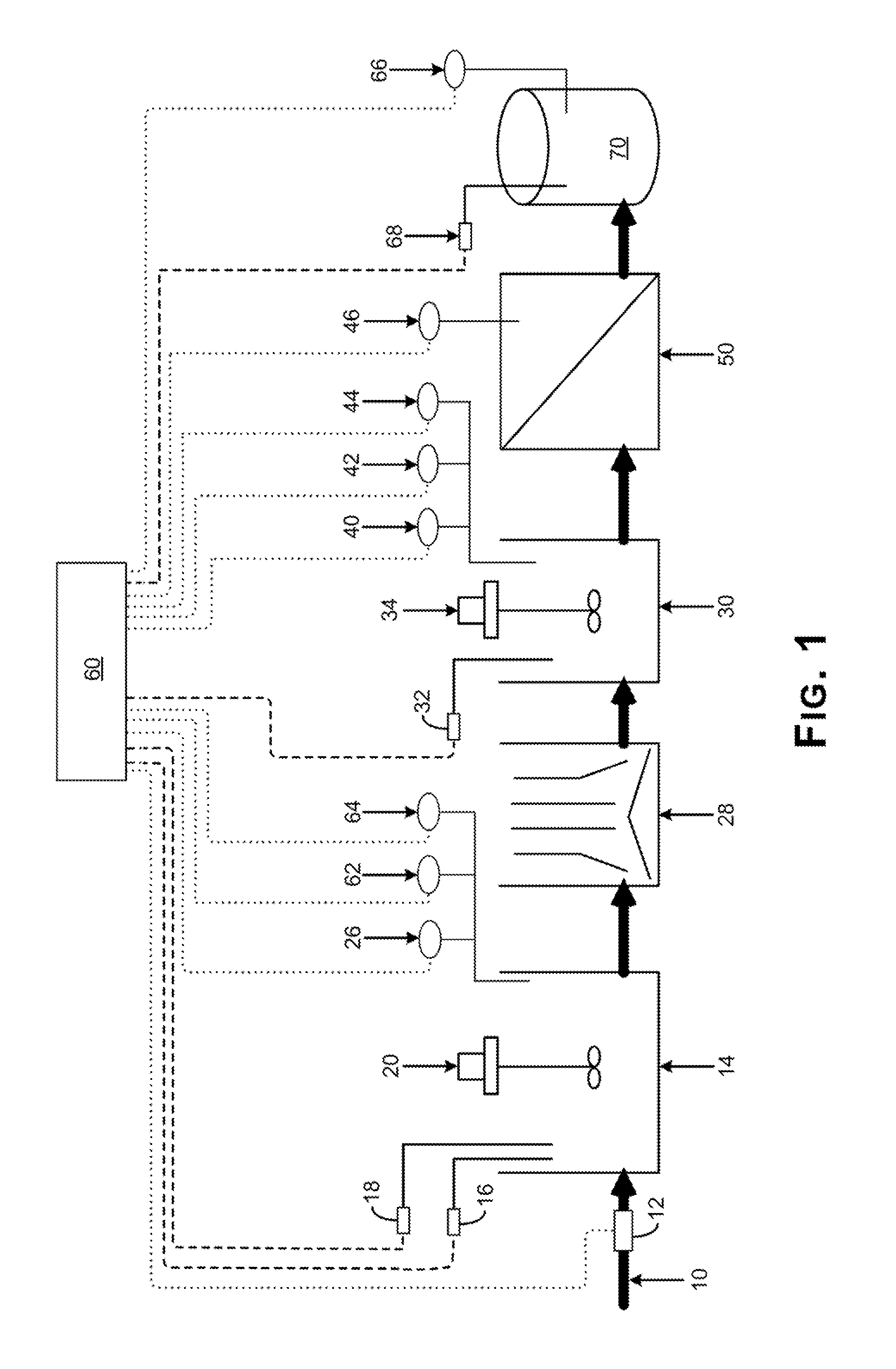 Process for enhanced total organic carbon removal while maintaining optimum membrane filter performance