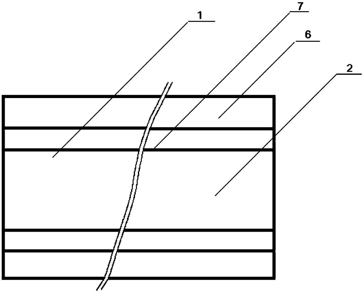 Stone-plastic wooden-core flat internal corner line