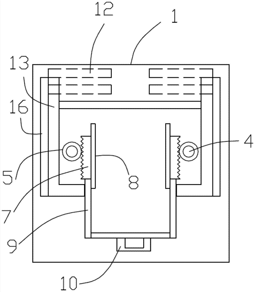 A high-efficiency anti-bake fixture for base panels