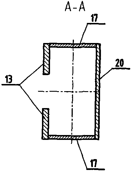 Guide rod type diesel pile hammer with vertical landing gear